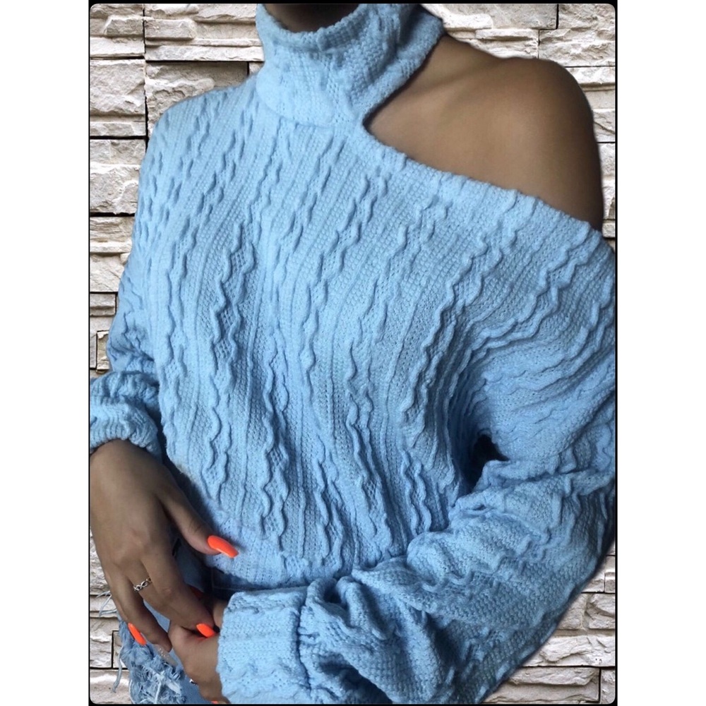 Fashion Nova Cut Me Off Sweater
